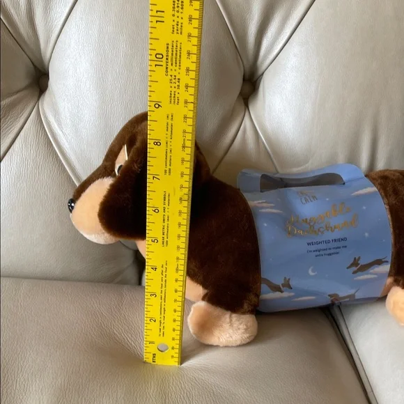 Brown and Tan Dachshund Plush Toy - Picture 9 of 9